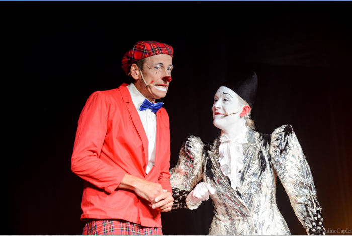 © Pauline Caplet / Carole Fouvy, alias Lulu et Chichili, alias Jean-Luc Stegmüller au festival Clownmania 2017