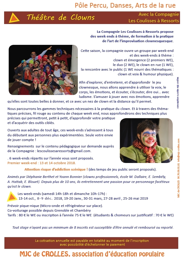 Com Formation Clown CàR