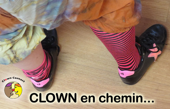 Clown en chemin... Cie du Nez qui bouge