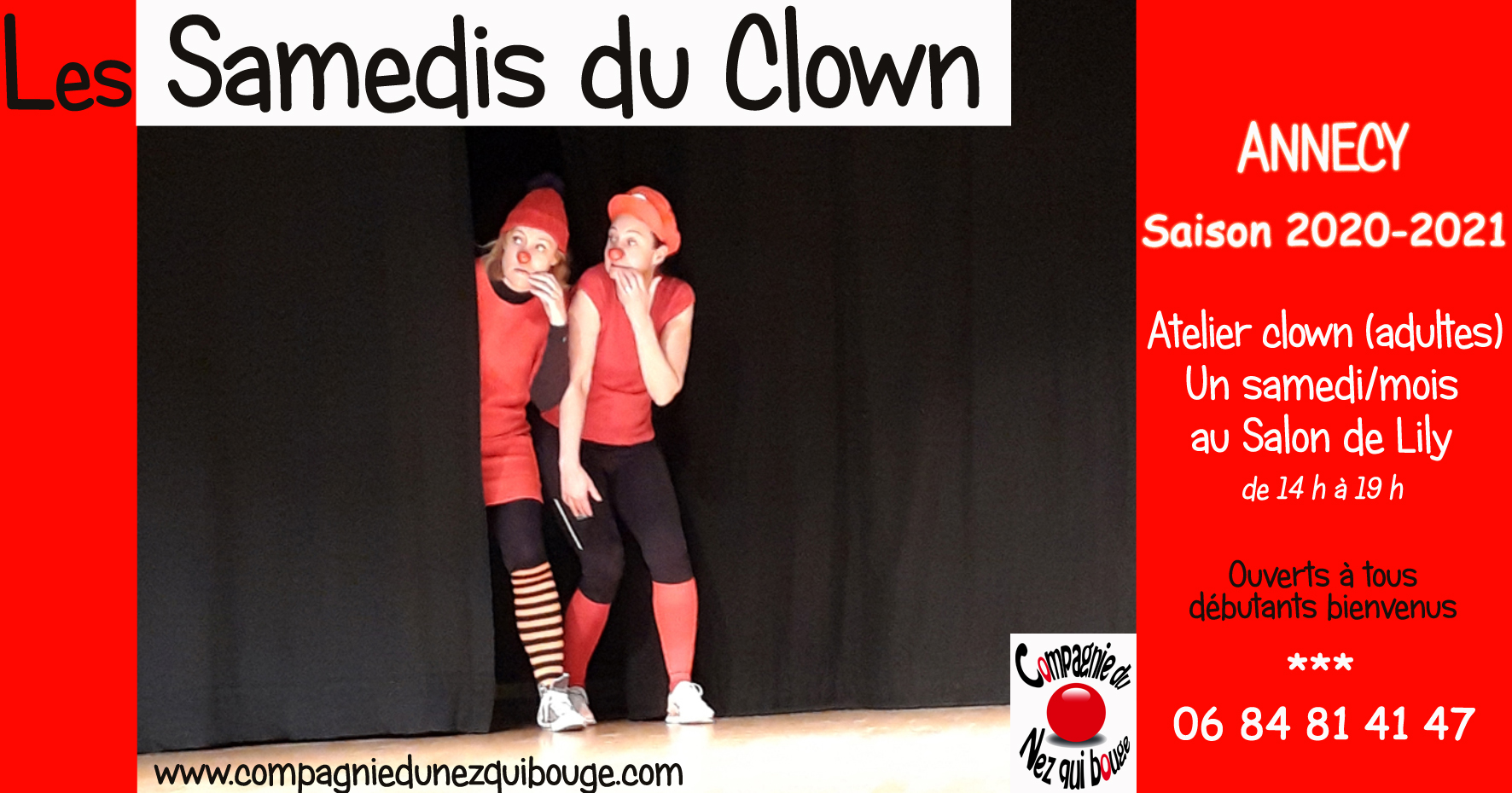 Visuel Samedis du clown - Cie du Nez qui bouge