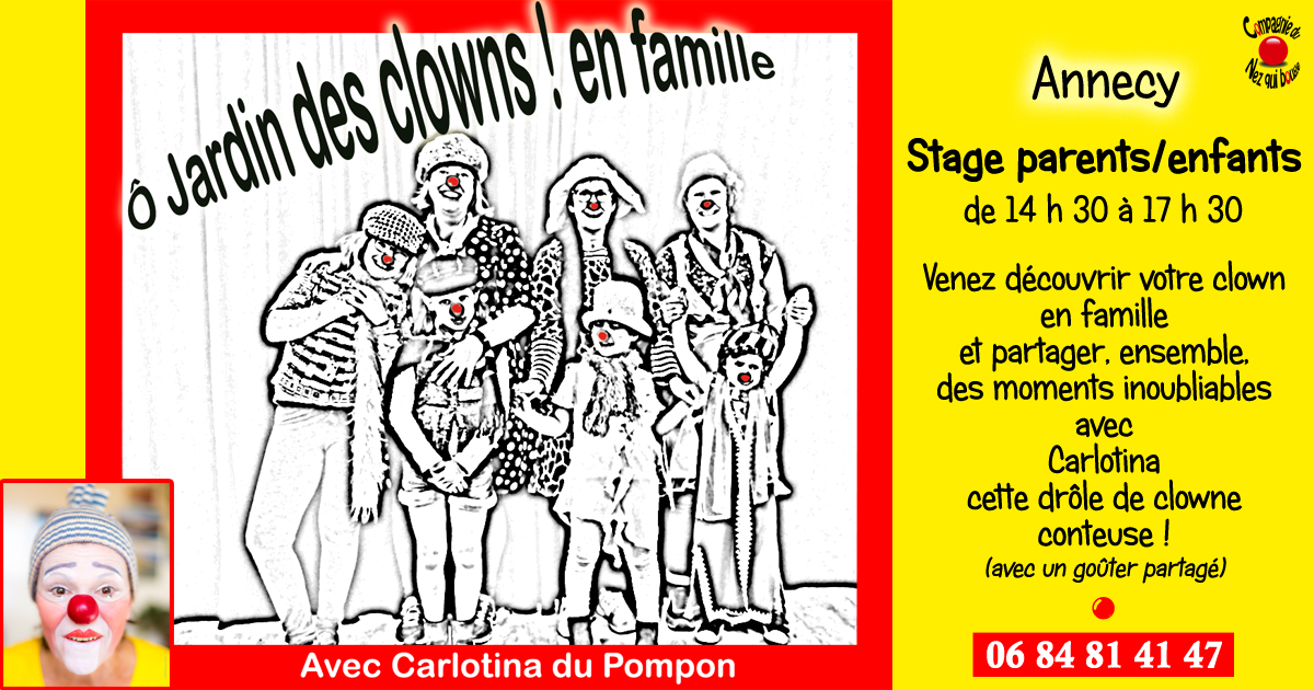 Ô Jardin des clowns ! en famille