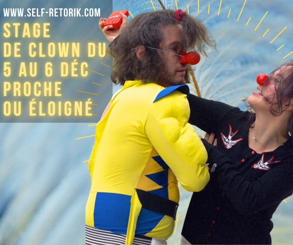 Stage clown Self-retorik