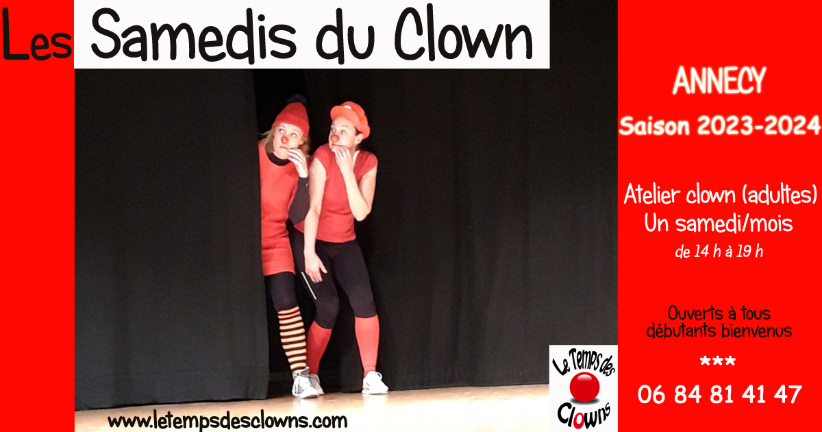 Les Samedis du clown (atelier-stage)