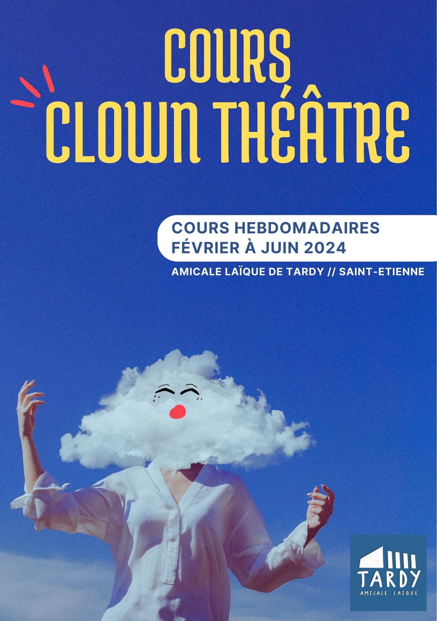 Cours hebdomadaires tous niveaux - Clown théâtre