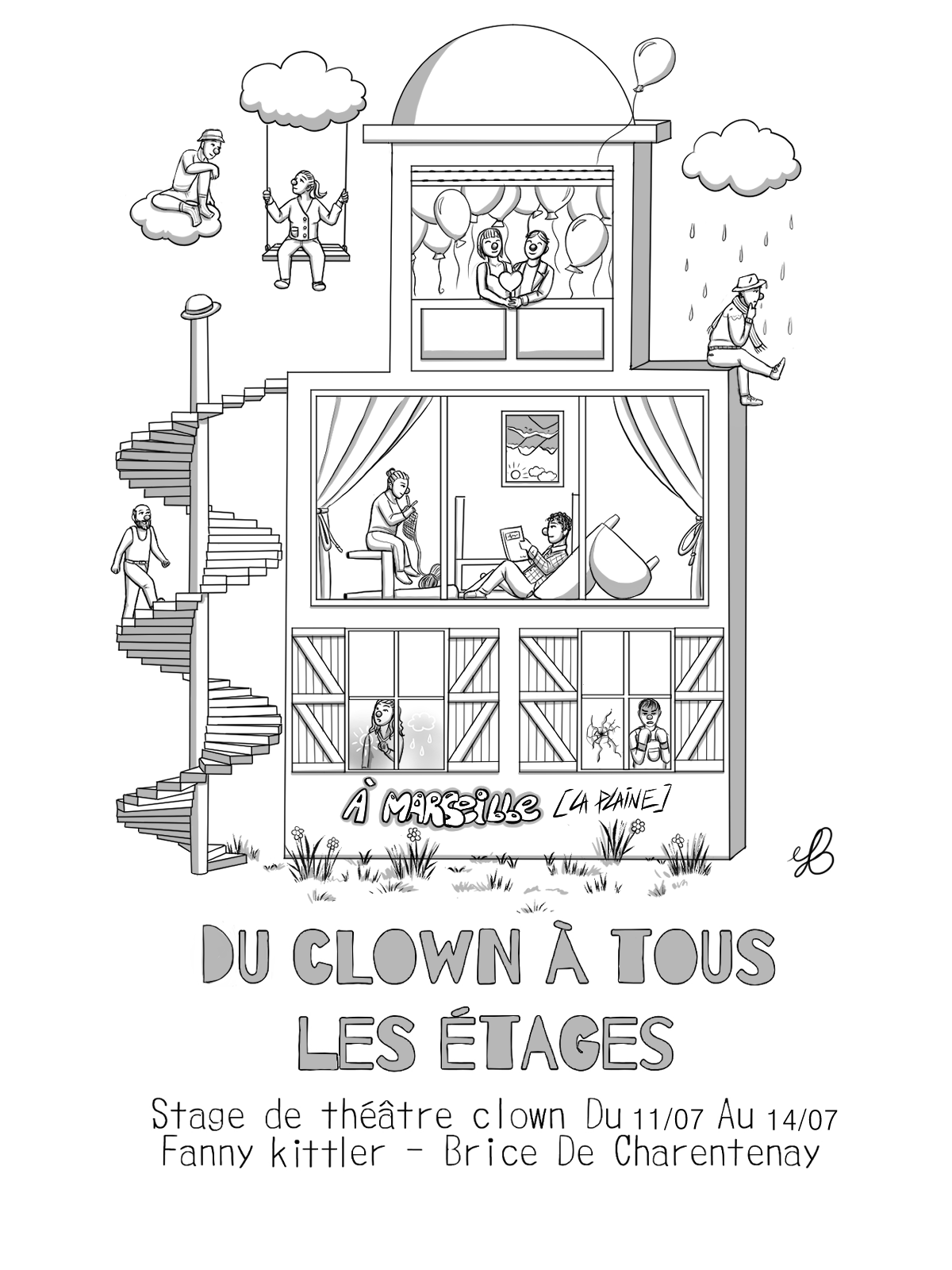 Stage d'été : du clown à tous les étages