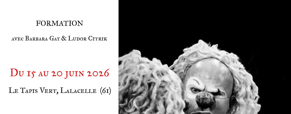 Formation : Nuancier clown avec Ludor Citrik & Barbara Gay