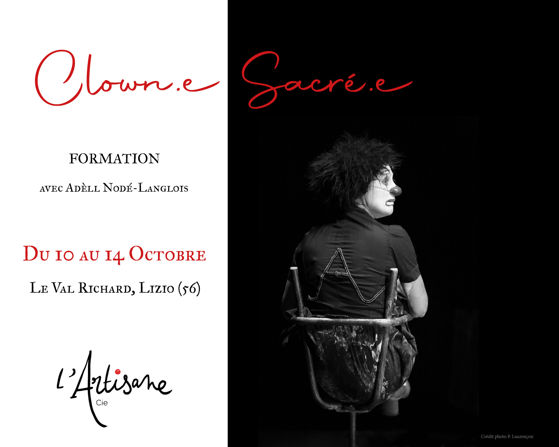 Formation : Clown.e sacré.e avec Adèll Nodé-Langlois