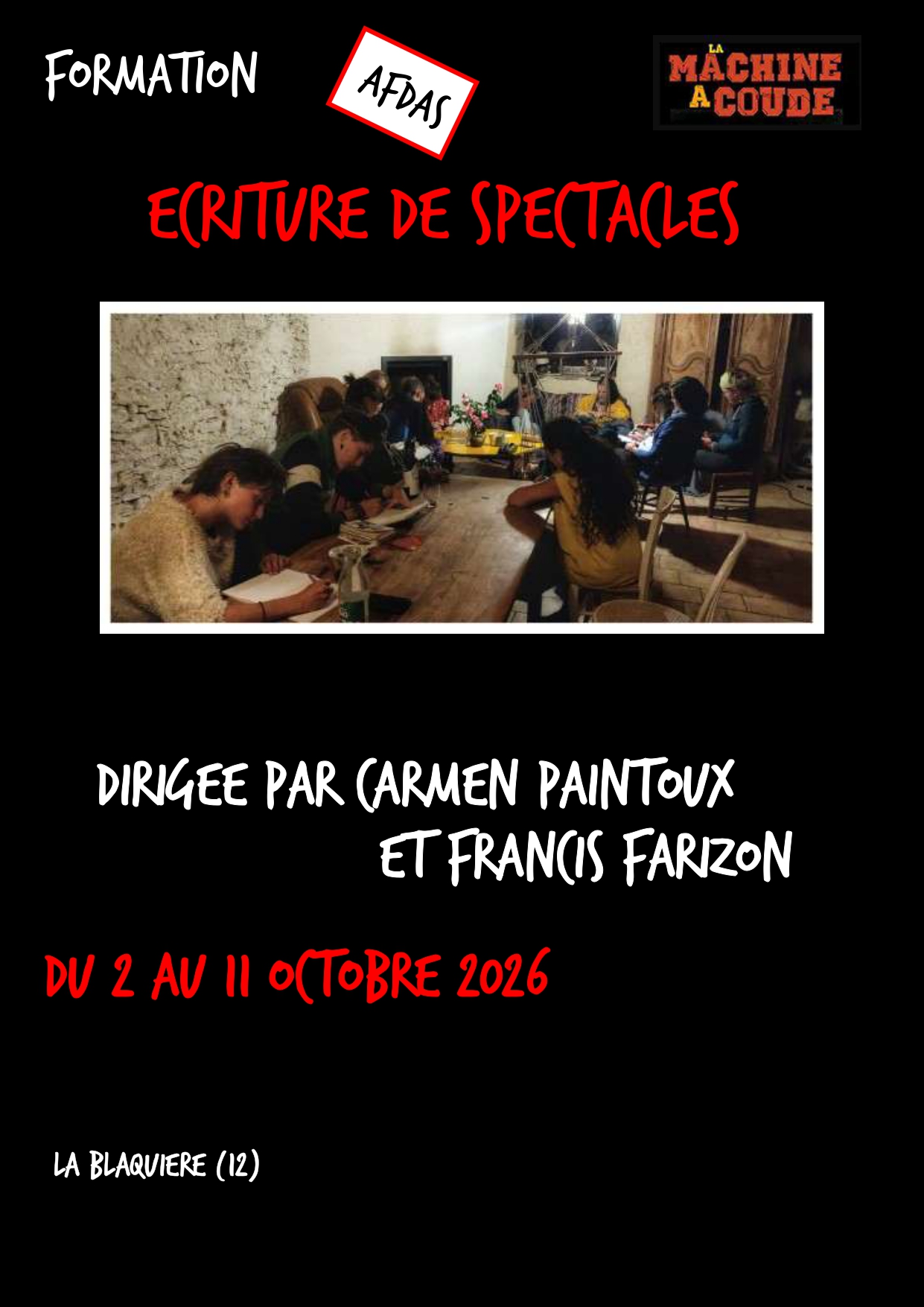 Plaquette Ecriture Blaquiere Octobre 26 Page 0001