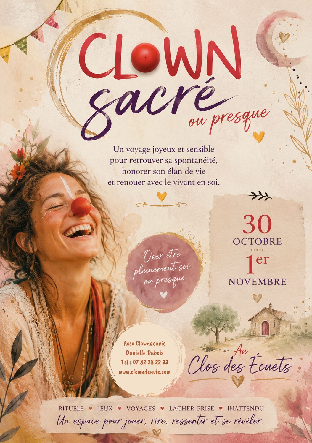 Stage clown sacré www.clowndenvie.com